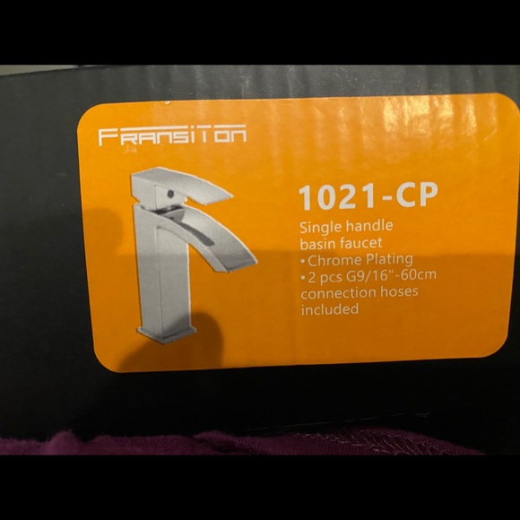 NEW Bathroom Faucet Waterfall -Polished Chrome - Picture 10 of 10